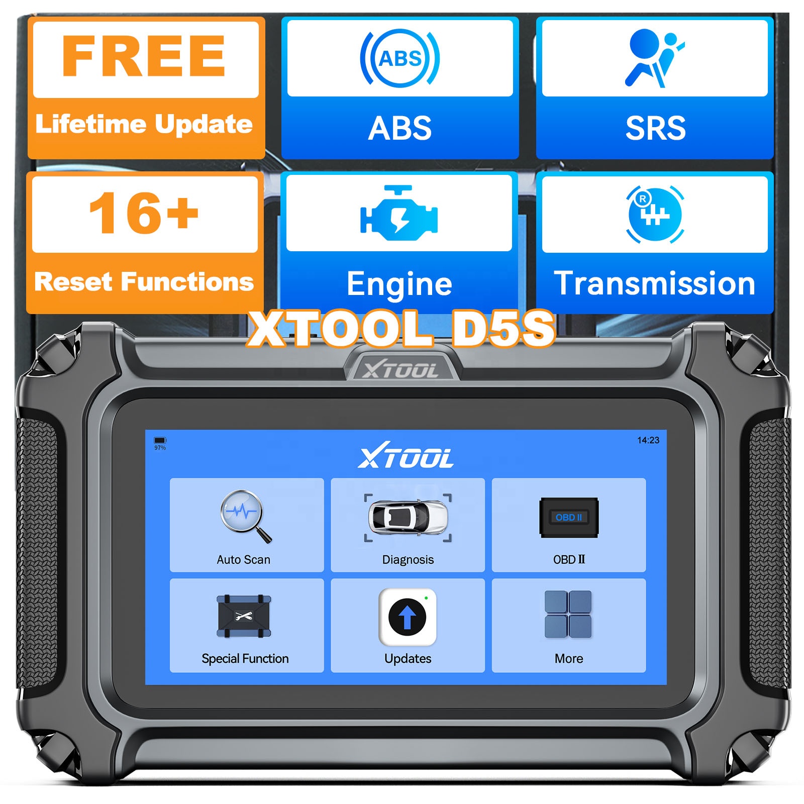 Car Diagnostic Tool - For D5S Obd2 Scanner 12V Lifetime