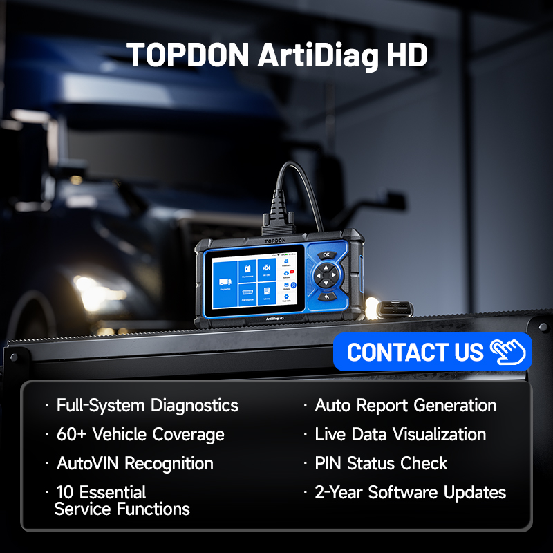 Car Diagnostic Tool - TOPDON Artidiag HD Full-System Coverage for