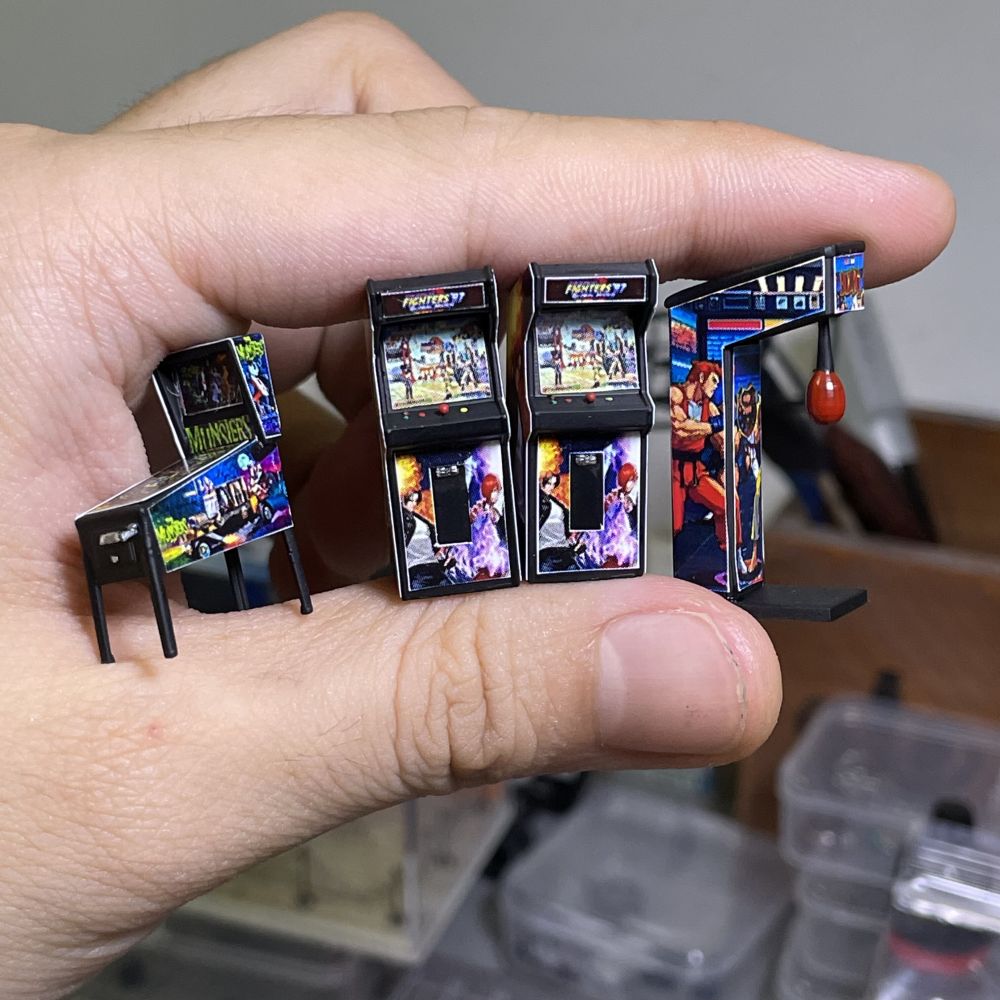 1:64 scale Arcade Pinball Mach - đánh giá và giá Auto Repair Shop Japan