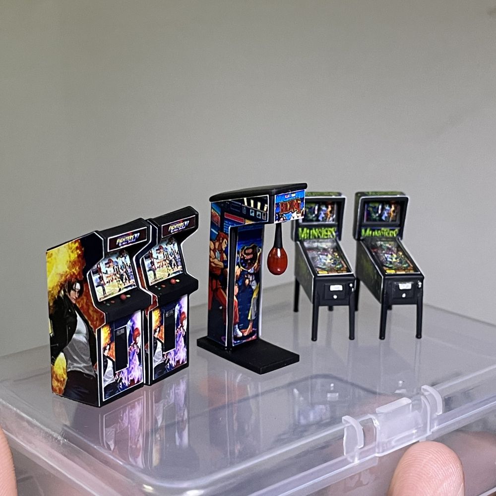 1:64 scale Arcade Pinball Mach - đánh giá và giá Auto Repair Shop Japan