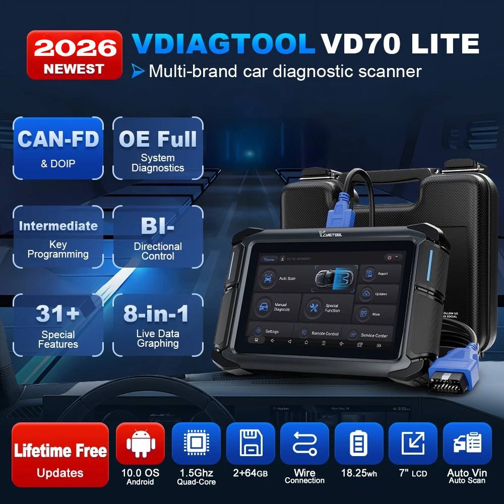 EU Stock VDAIGTOOL VD70 Lite U - đánh giá và giá Car Diagnostic Tool