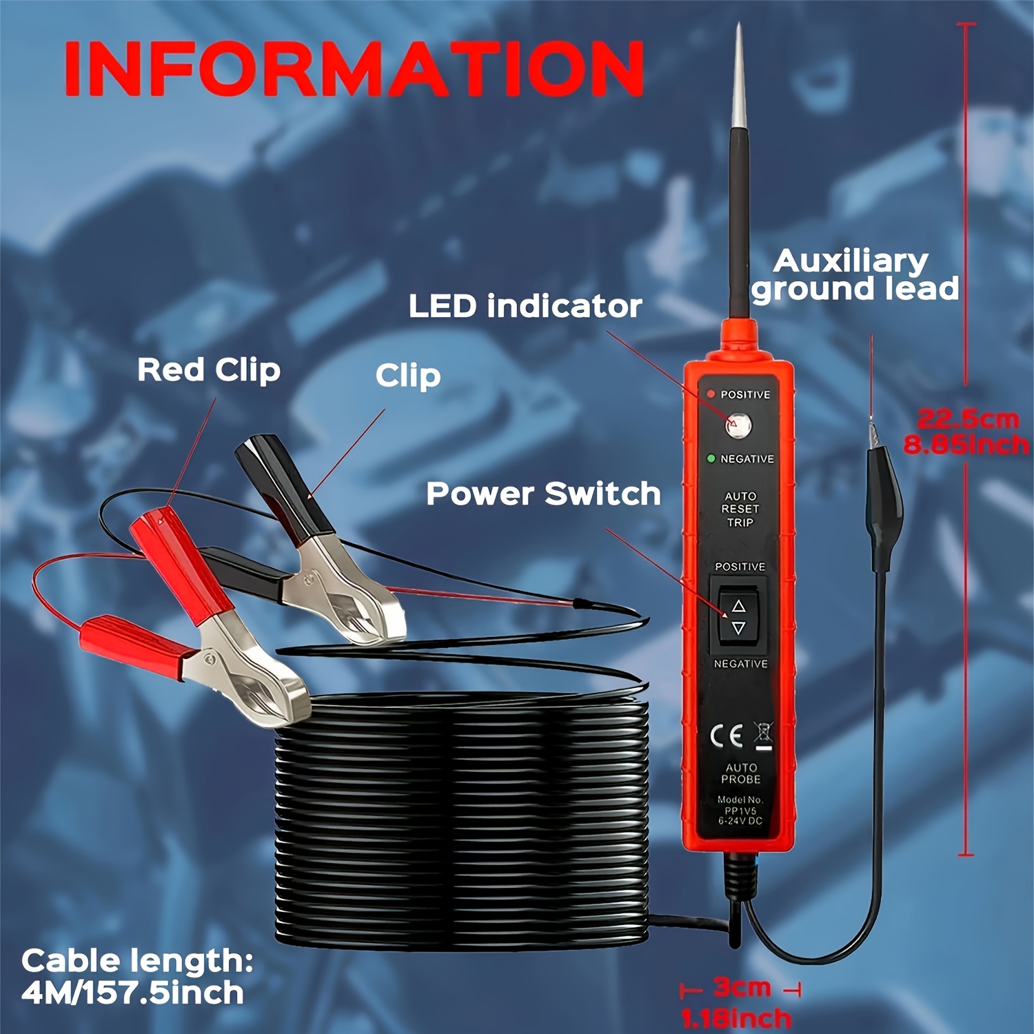 6V-24V Dc Multifunctional Auto - đánh giá và giá Car Diagnostic Tool