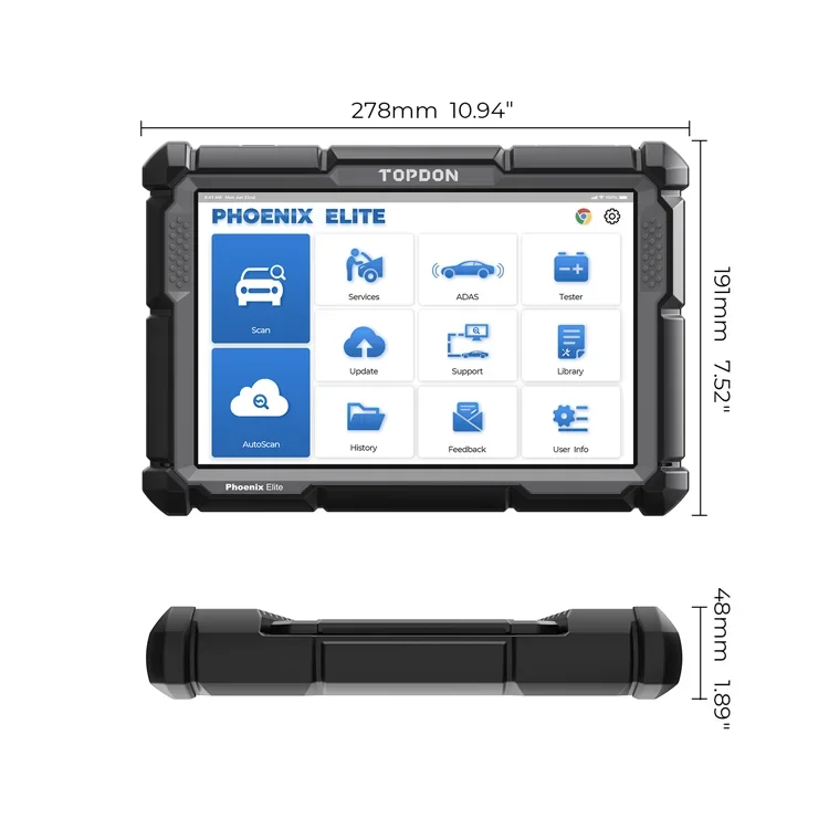 TOPDON PHOENIX ELITE Car Ecu U - đánh giá và giá Car Diagnostic Tool