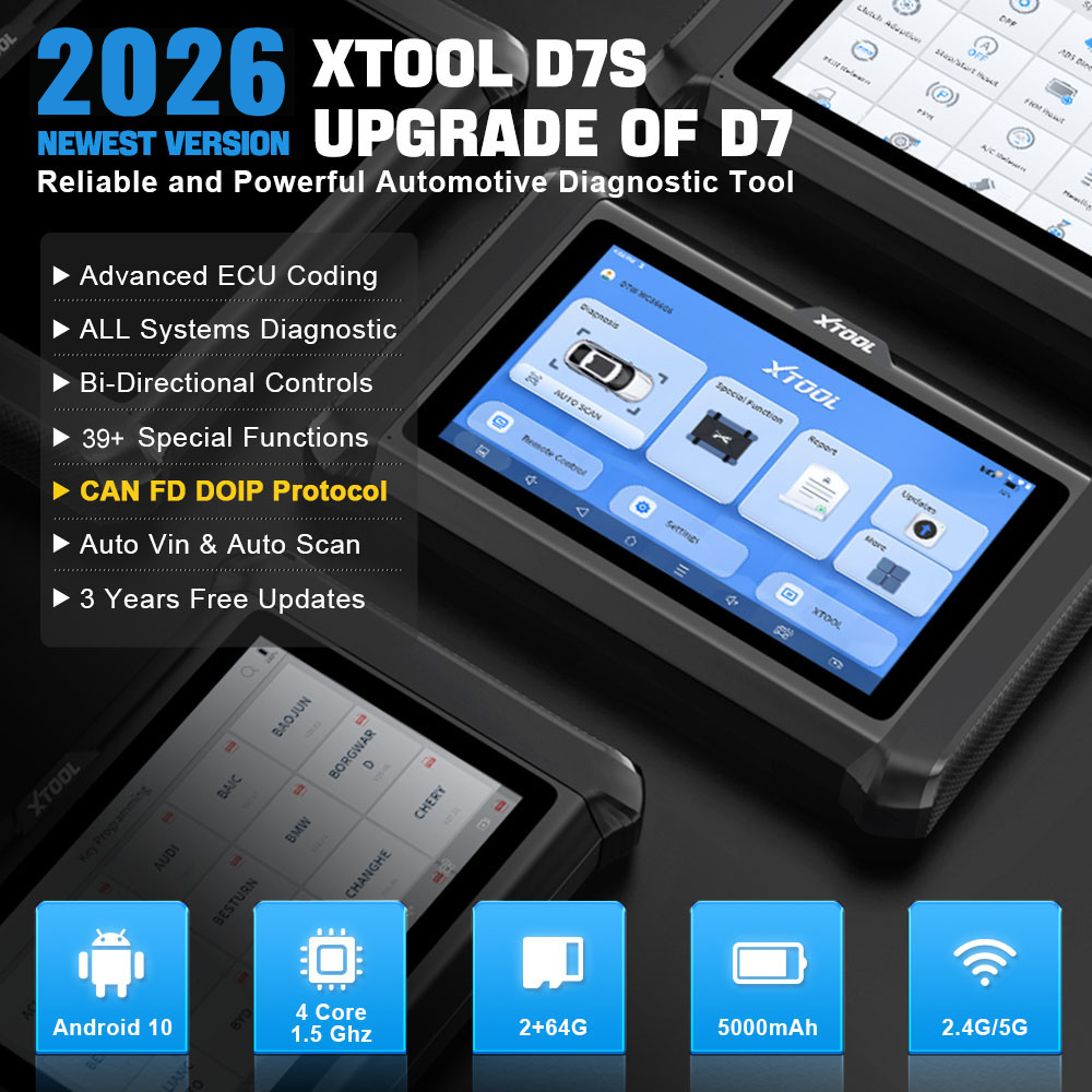 USA Warehouse XTOOL D7S Car EC - đánh giá và giá Car Diagnostic Tool